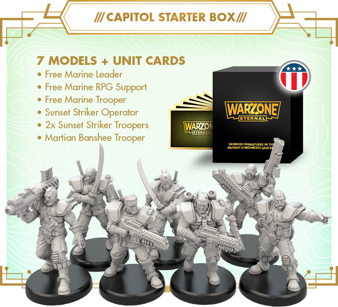 Warzone Eternal Capitol Faction Starter | Grognard Games