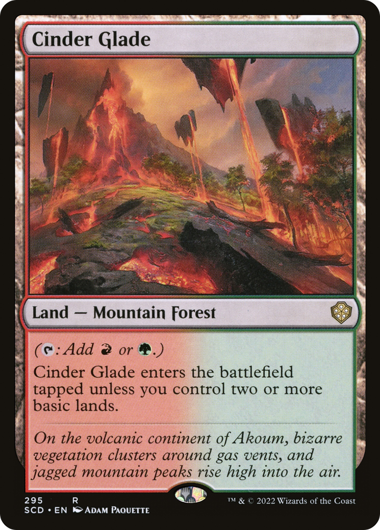 Cinder Glade [Starter Commander Decks] | Grognard Games