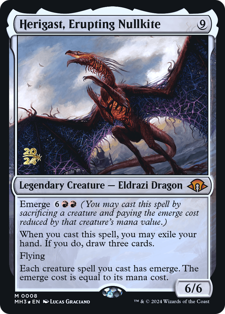 Herigast, Erupting Nullkite [Modern Horizons 3 Prerelease Promos] | Grognard Games