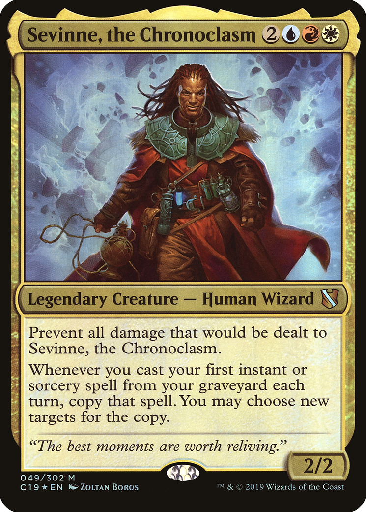 Sevinne, the Chronoclasm (Oversized) [Commander 2019 Oversized] | Grognard Games