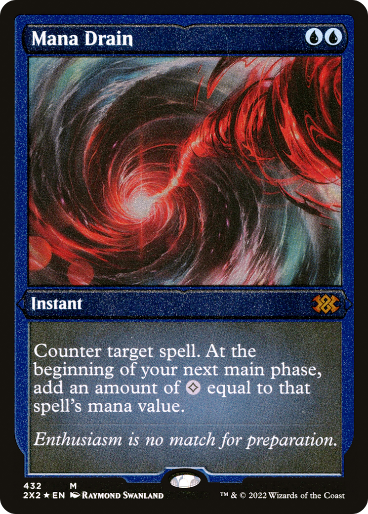 Mana Drain (Foil Etched) (2X2-432) - Double Masters 2022 Foil | Grognard Games