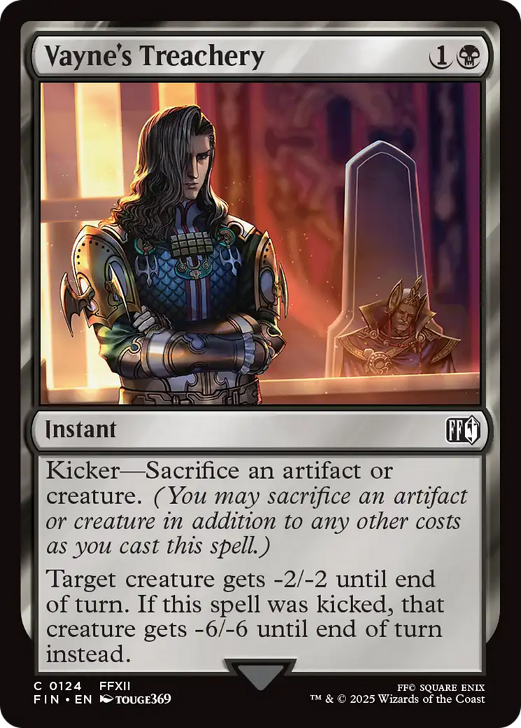 Vayne's Treachery (FIN-124) - FINAL FANTASY Foil | Grognard Games