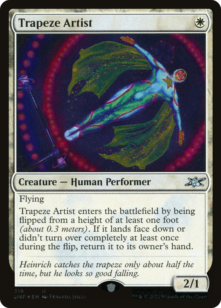 Trapeze Artist (Galaxy Foil) [Unfinity] | Grognard Games