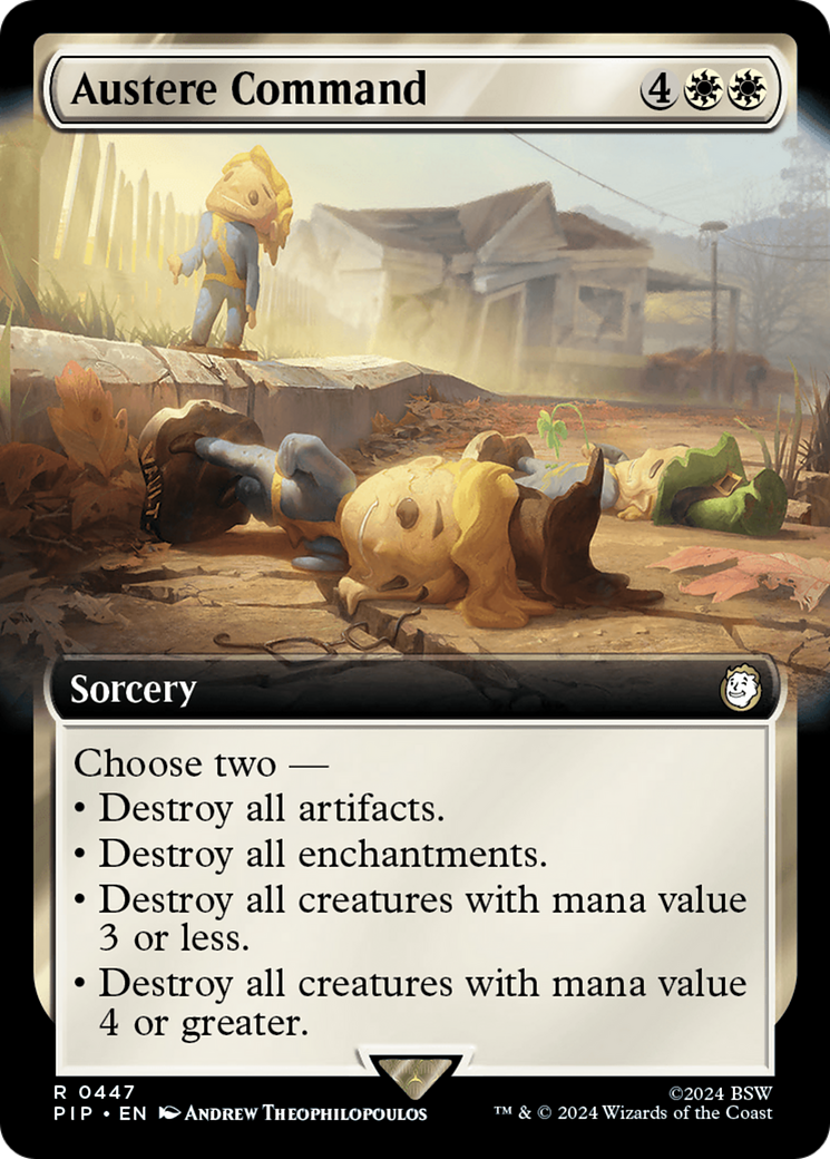 Austere Command (Extended Art) [Fallout] | Grognard Games