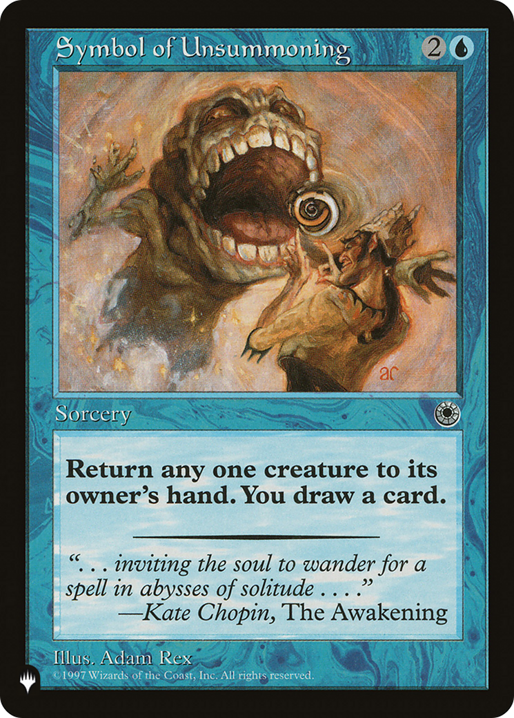 Symbol of Unsummoning [The List] | Grognard Games