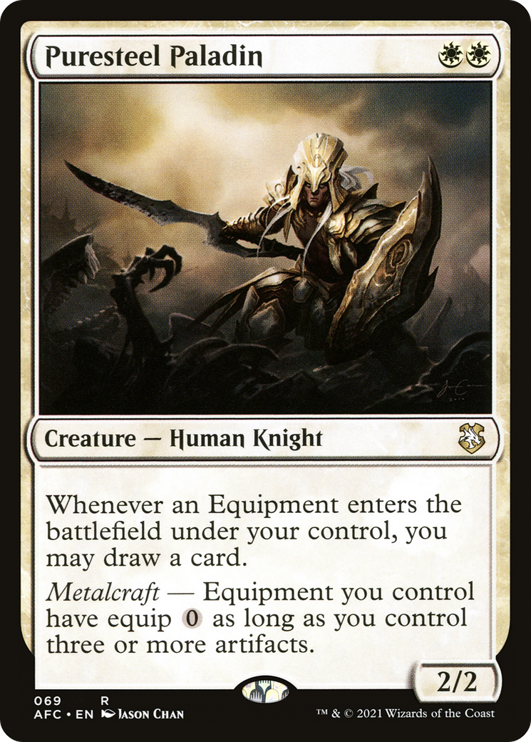 Puresteel Paladin [Dungeons & Dragons: Adventures in the Forgotten Realms Commander] | Grognard Games