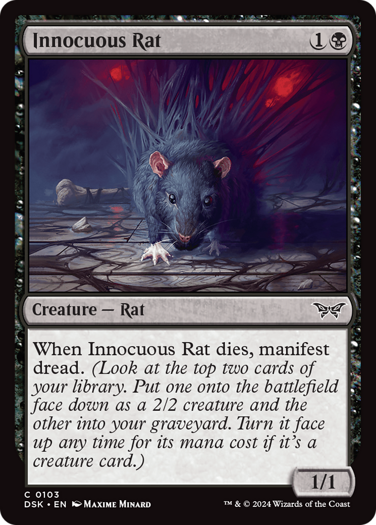 Innocuous Rat [Duskmourn: House of Horror] | Grognard Games