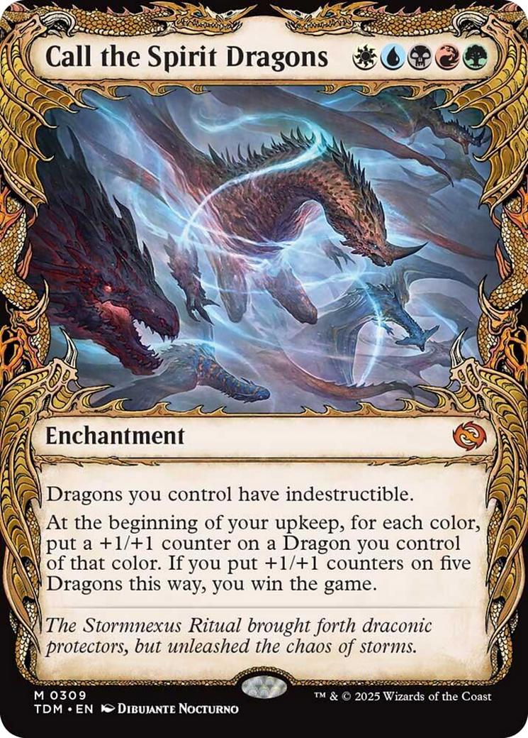 Call the Spirit Dragons (Showcase) [Tarkir: Dragonstorm] | Grognard Games