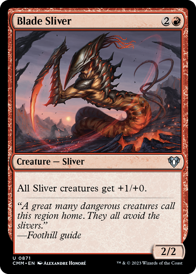 Blade Sliver [Commander Masters] | Grognard Games
