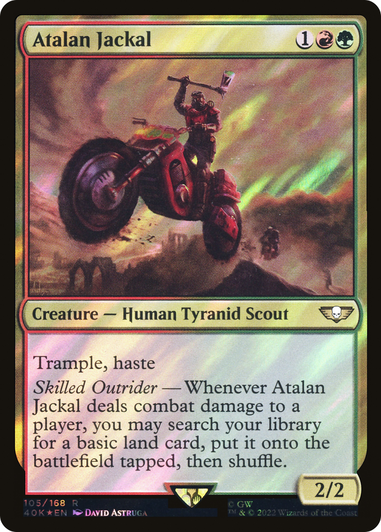 Atalan Jackal (Surge Foil) [Universes Beyond: Warhammer 40,000] | Grognard Games