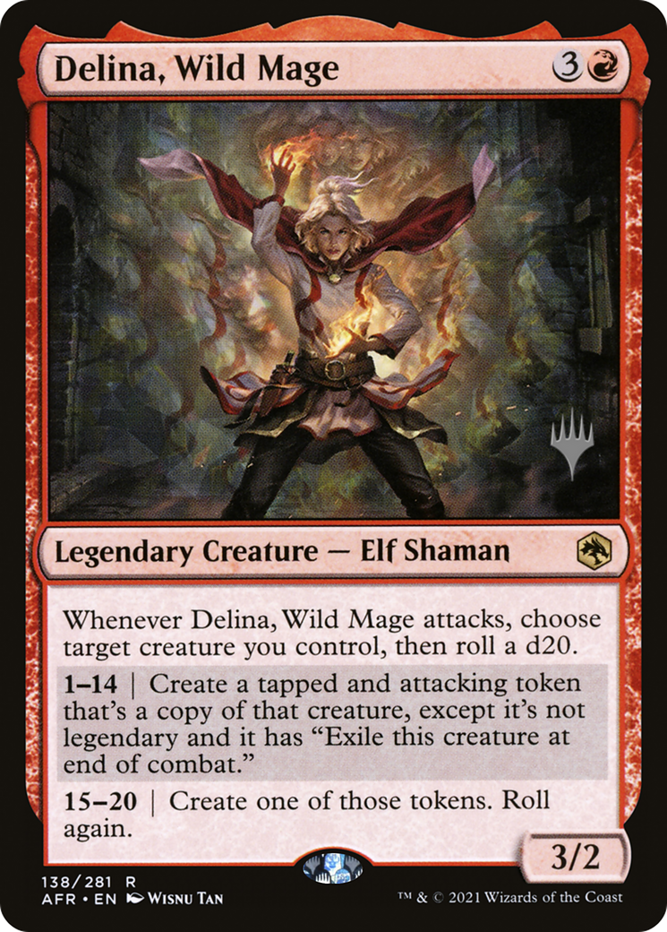 Delina, Wild Mage (Promo Pack) [Dungeons & Dragons: Adventures in the Forgotten Realms Promos] | Grognard Games
