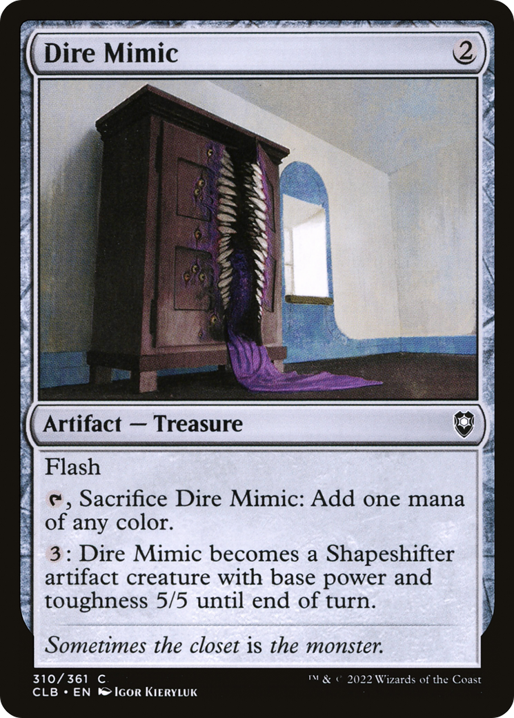 Dire Mimic [Commander Legends: Battle for Baldur's Gate] | Grognard Games