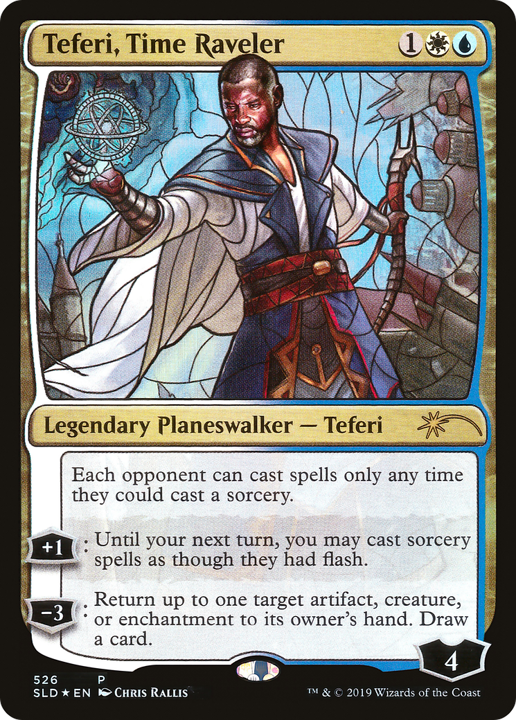 Teferi, Time Raveler (Stained Glass) [Secret Lair Drop Promos] | Grognard Games