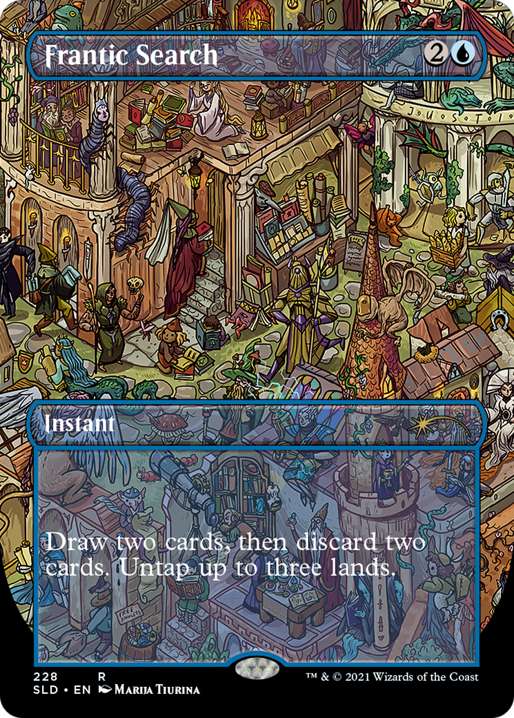 Frantic Search (Borderless) [Secret Lair Drop Series] | Grognard Games