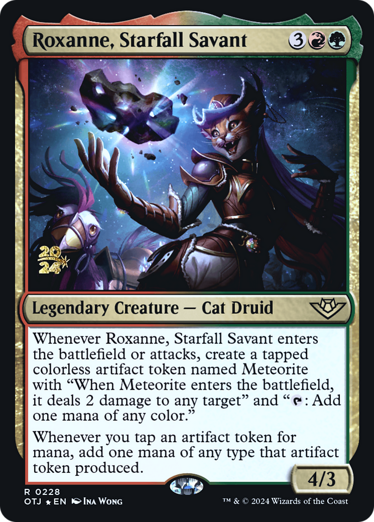 Roxanne, Starfall Savant [Outlaws of Thunder Junction Prerelease Promos] | Grognard Games