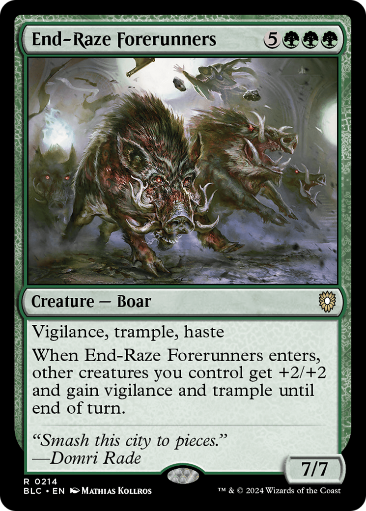 End-Raze Forerunners [Bloomburrow Commander] | Grognard Games