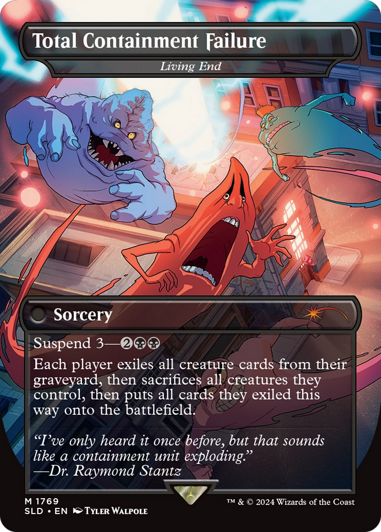 Living End (SLD-1769) - Secret Lair Drop / Total Containment Failure (Borderless) Foil | Grognard Games