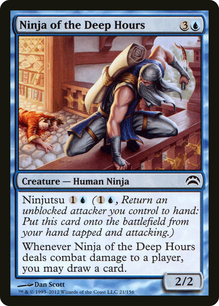 Ninja of the Deep Hours (PC2-021) - Planechase 2012 Foil | Grognard Games
