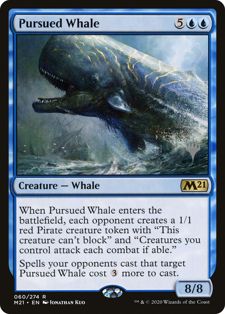 Pursued Whale (Promo Pack) [Core Set 2021 Promos] | Grognard Games