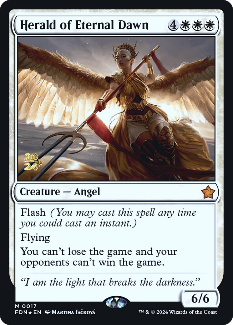 Herald of Eternal Dawn [Foundations Prerelease Promos] | Grognard Games