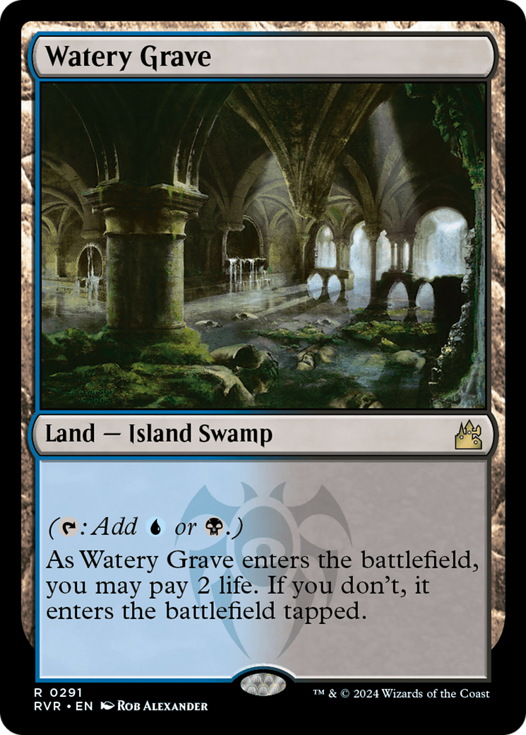 Watery Grave (RVR-291) - Ravnica Remastered Foil | Grognard Games