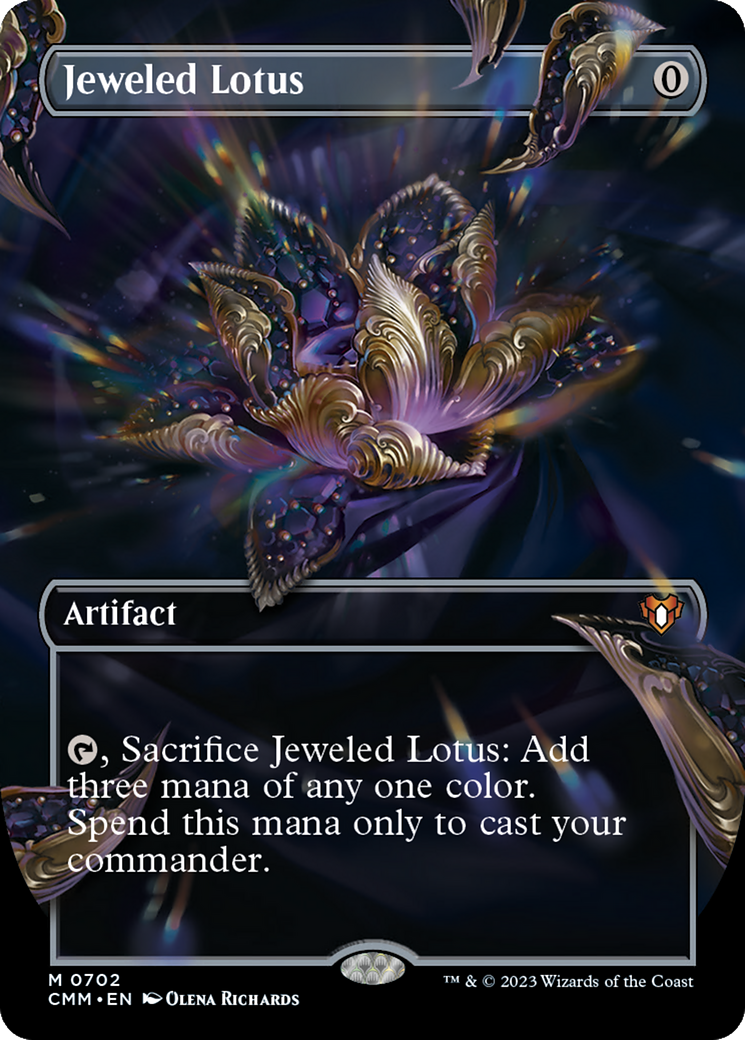 Jeweled Lotus (Borderless Frame Break) [Commander Masters] | Grognard Games