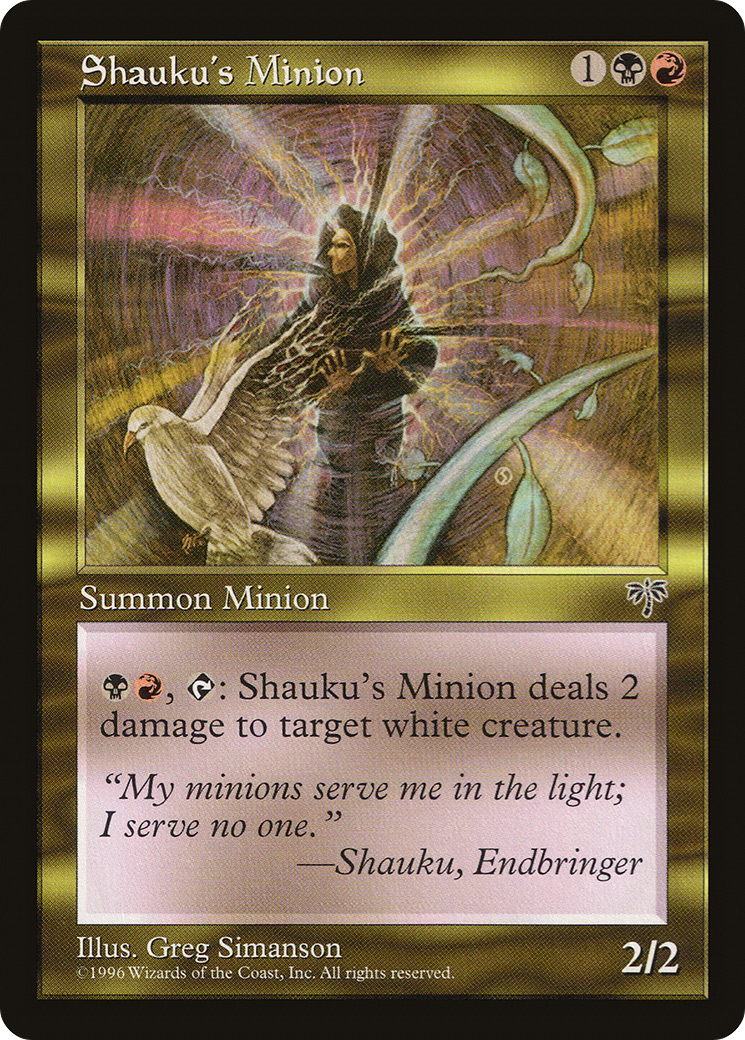 Shauku's Minion [Mirage] | Grognard Games