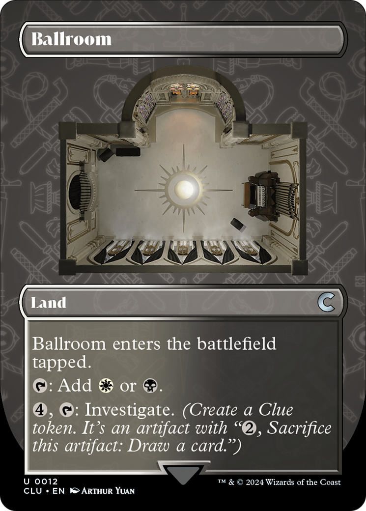 Ballroom (Borderless) [Ravnica: Clue Edition] | Grognard Games