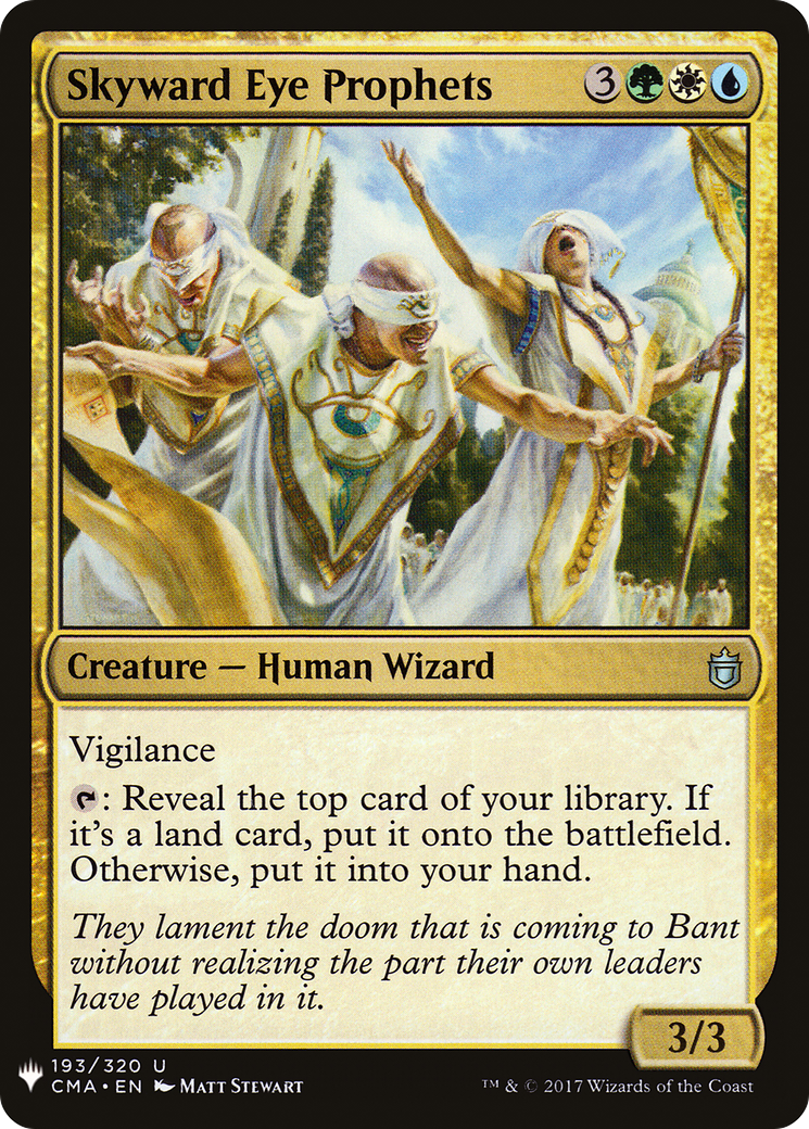 Skyward Eye Prophets [Mystery Booster] | Grognard Games