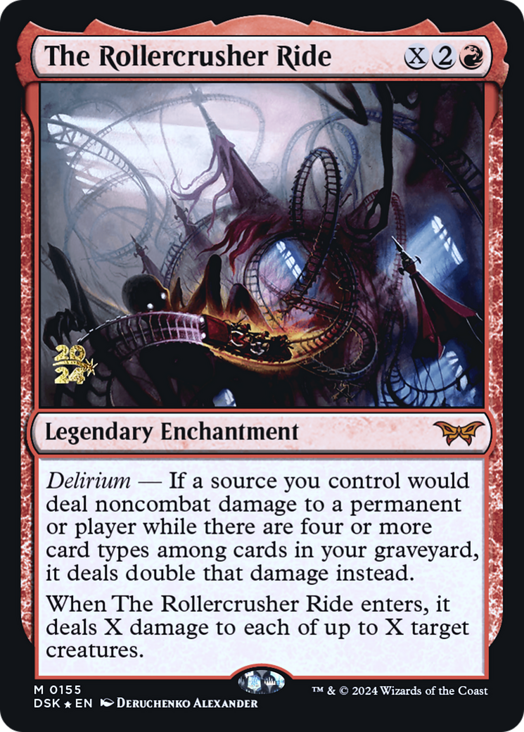 The Rollercrusher Ride (0155) [Duskmourn: House of Horror Prerelease Promos] | Grognard Games
