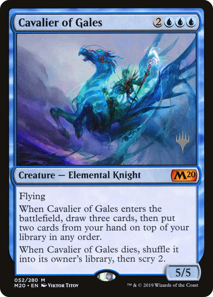 Cavalier of Gales (Promo Pack) [Core Set 2020 Promos] | Grognard Games