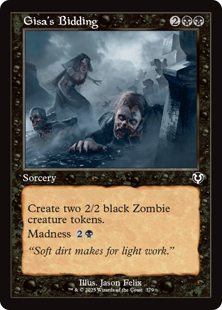 Gisa's Bidding (Retro Frame) [Innistrad Remastered] | Grognard Games