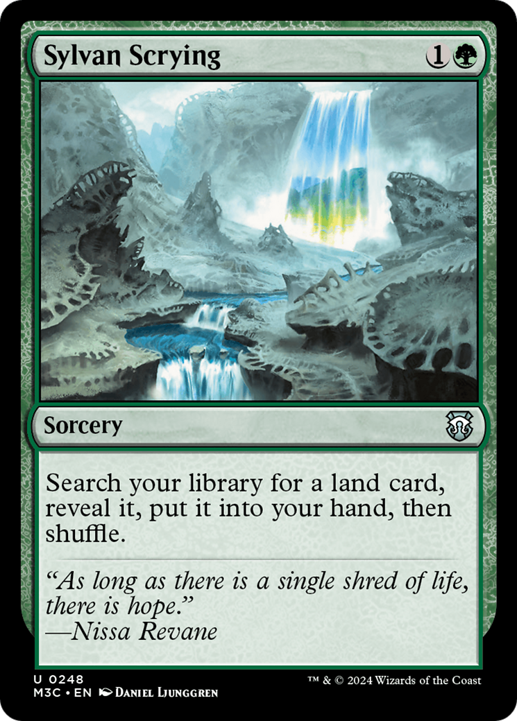 Sylvan Scrying (Ripple Foil) [Modern Horizons 3 Commander] | Grognard Games