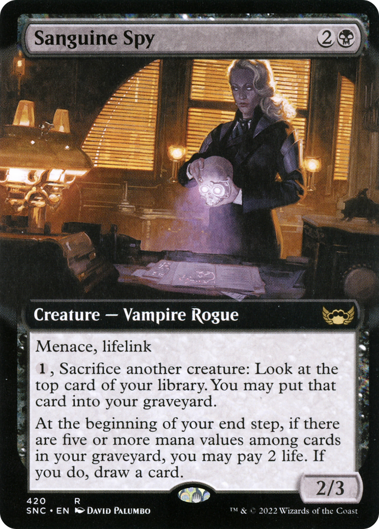 Sanguine Spy (Extended Art) [Streets of New Capenna] | Grognard Games
