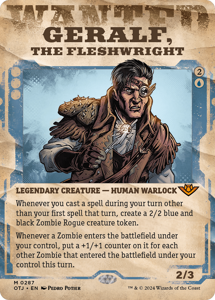 Geralf, the Fleshwright (Showcase) [Outlaws of Thunder Junction] | Grognard Games