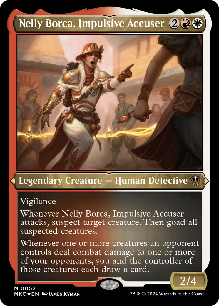 Nelly Borca, Impulsive Accuser (Display Commander) [Murders at Karlov Manor Commander] | Grognard Games