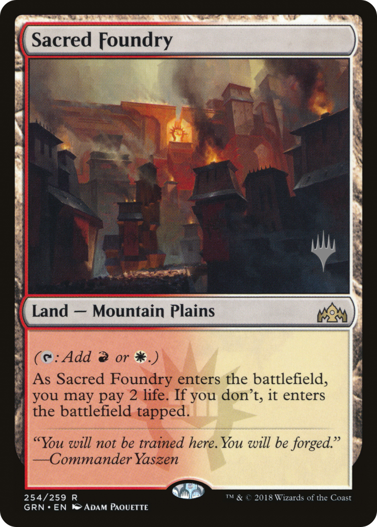Sacred Foundry (Promo Pack) [Guilds of Ravnica Promos] | Grognard Games