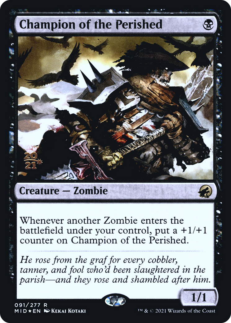 Champion of the Perished [Innistrad: Midnight Hunt Prerelease Promos] | Grognard Games