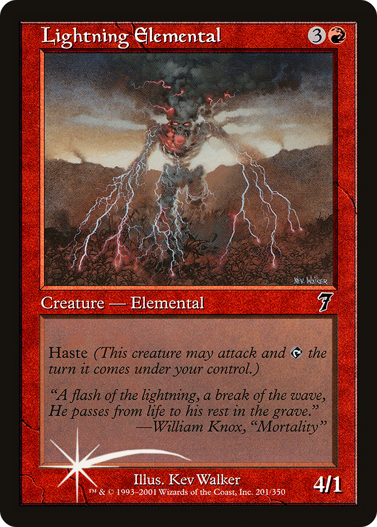 Lightning Elemental [Seventh Edition] | Grognard Games