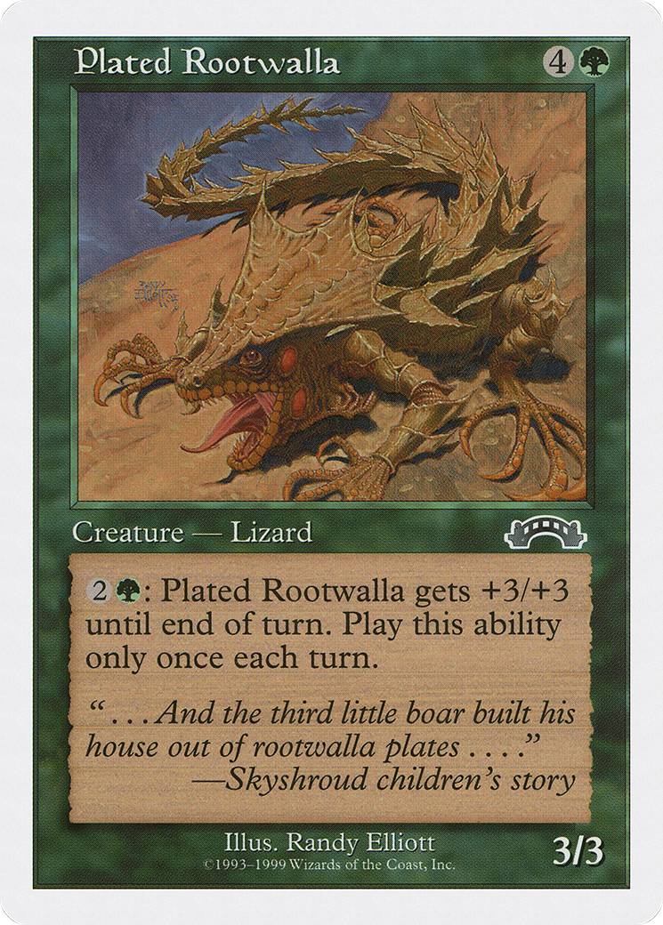 Plated Rootwalla [Battle Royale Box Set] | Grognard Games