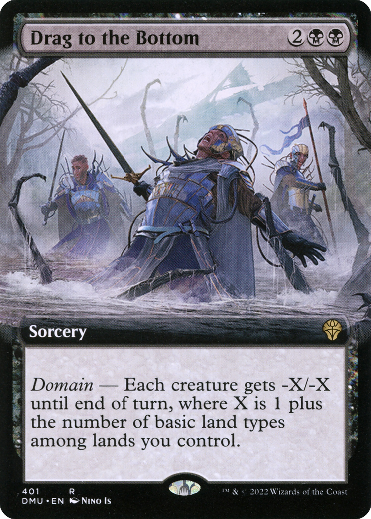 Drag to the Bottom (Extended Art) [Dominaria United] | Grognard Games