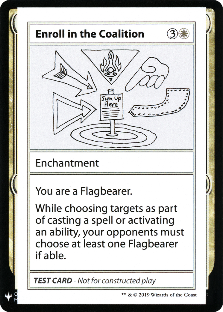 Enroll in the Coalition [Mystery Booster Playtest Cards] | Grognard Games