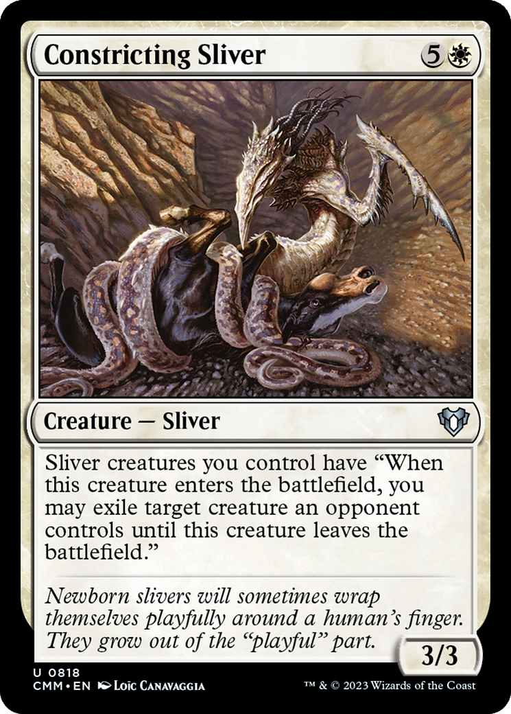 Constricting Sliver [Commander Masters] | Grognard Games