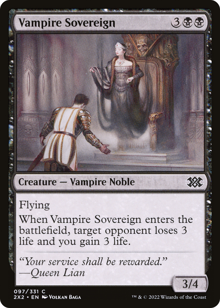 Vampire Sovereign [Double Masters 2022] | Grognard Games