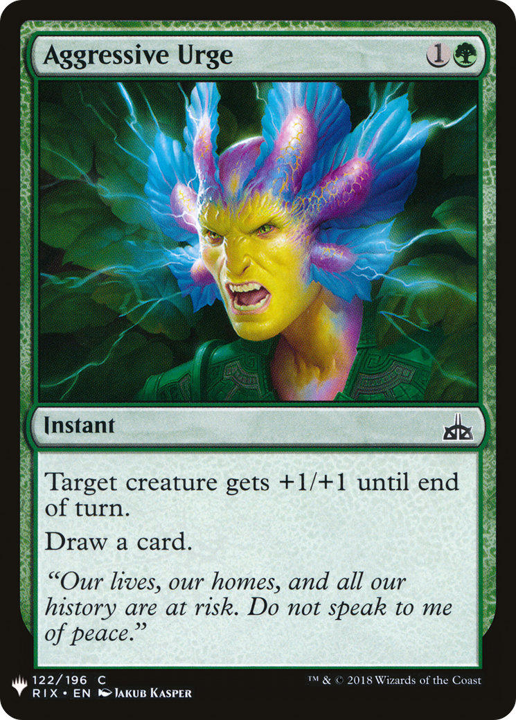 Aggressive Urge [Mystery Booster] | Grognard Games