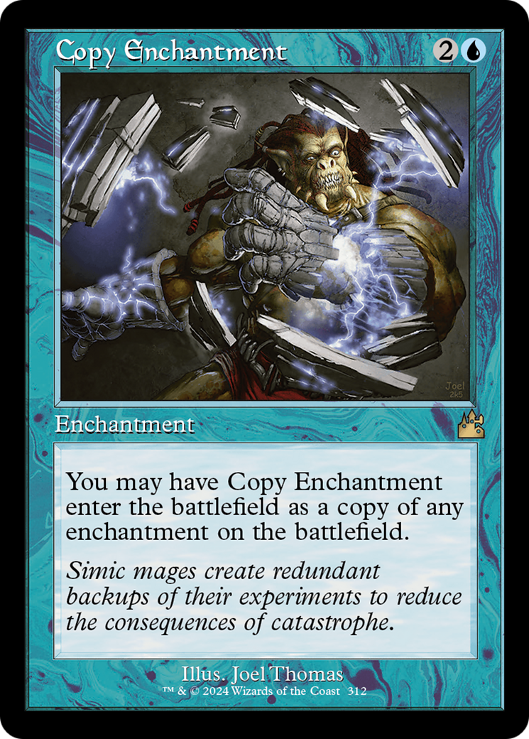 Copy Enchantment (Retro Frame) [Ravnica Remastered] | Grognard Games