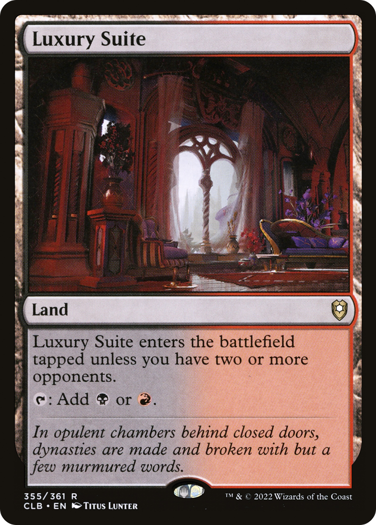Luxury Suite [Commander Legends: Battle for Baldur's Gate] | Grognard Games
