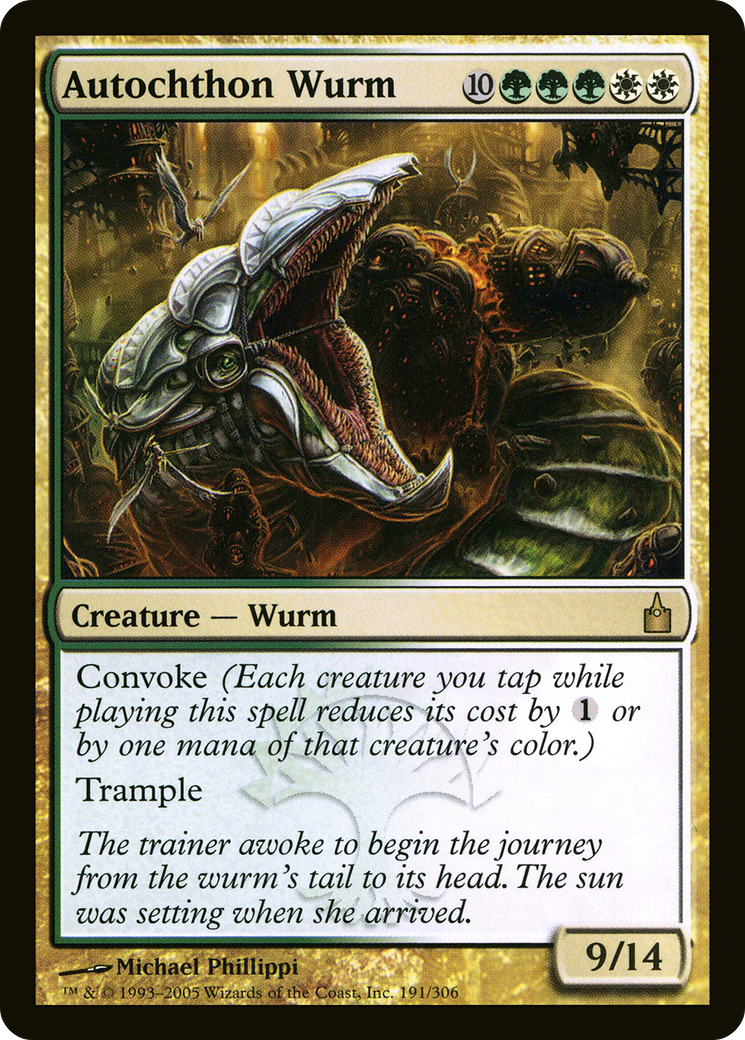 Autochthon Wurm [Ravnica: City of Guilds] | Grognard Games