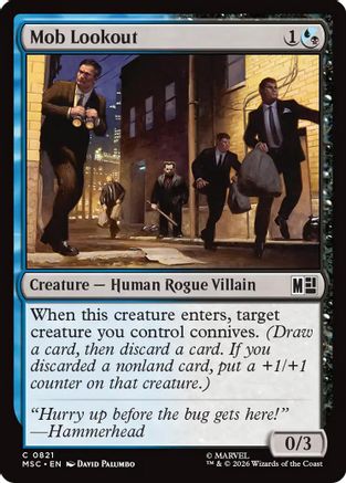 Mob Lookout (MSC-821) - Commander: Marvel Super Heroes | Grognard Games
