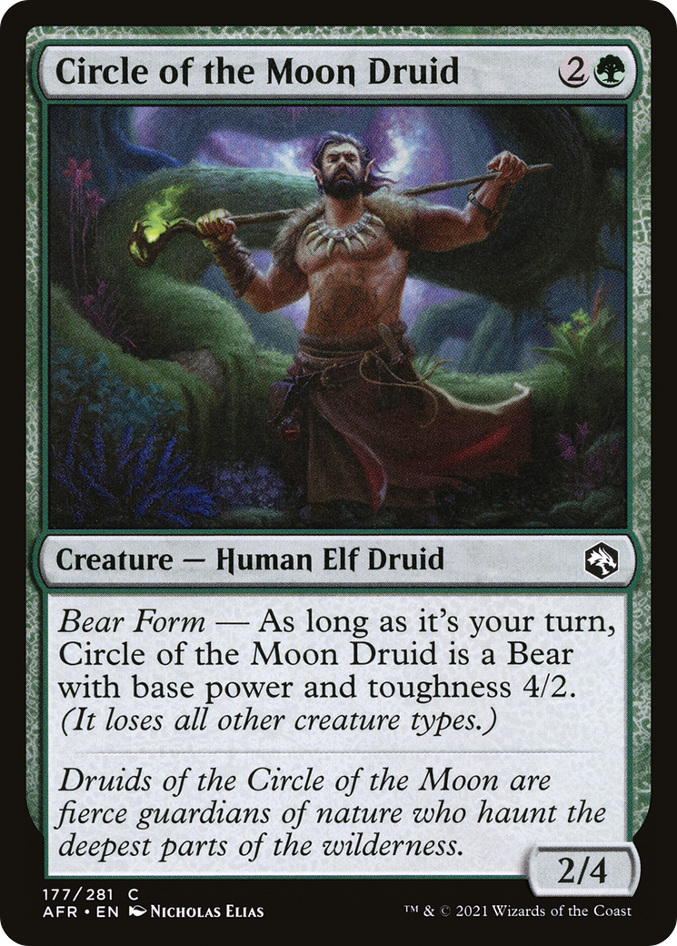 Circle of the Moon Druid [Dungeons & Dragons: Adventures in the Forgotten Realms] | Grognard Games